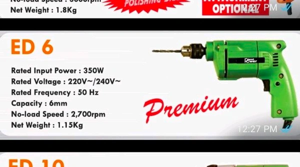 PP ED6 6mm Drill Machine 