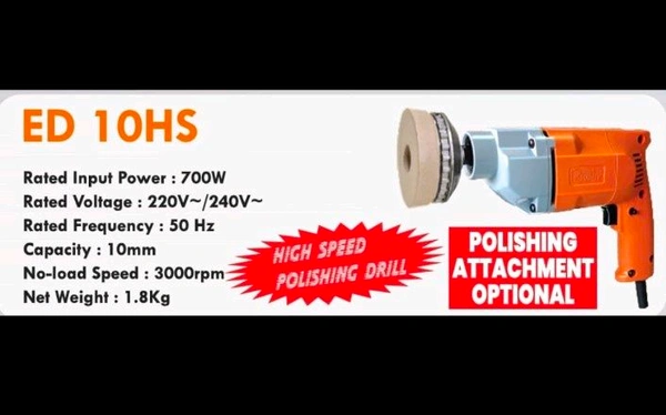 PP ED10HS Drill Machine For Polishing 