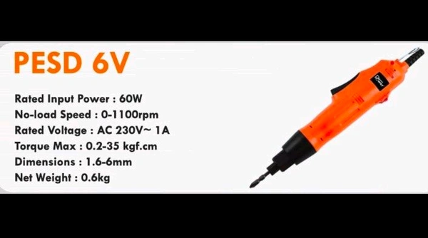 PP PESD6V Electric Stright Screw Driver Machine 