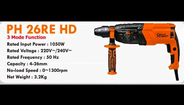 PP VSR G/O Hammer Drill Machine 22mm