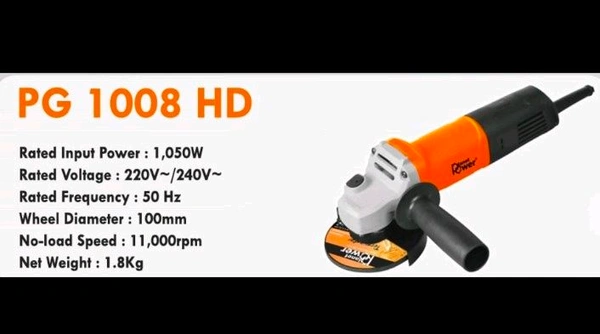 PP PG1008HD Grinder Machine 4" 1050W