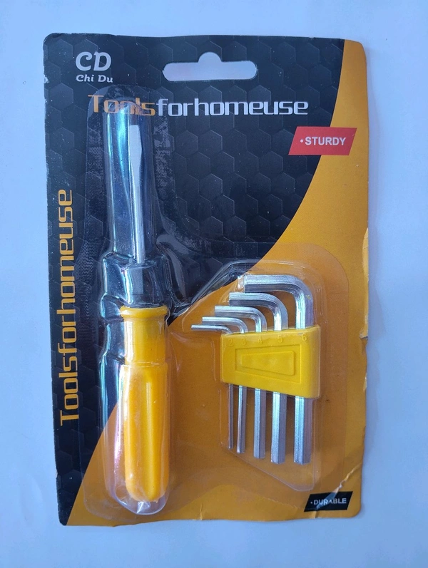 Alenkey Set With Screw Driver