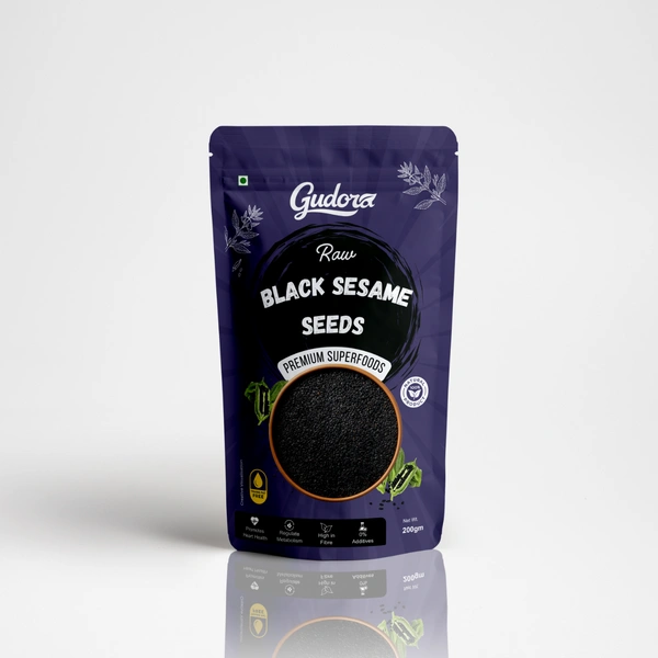 Raw Black Sesame Seeds - 200g