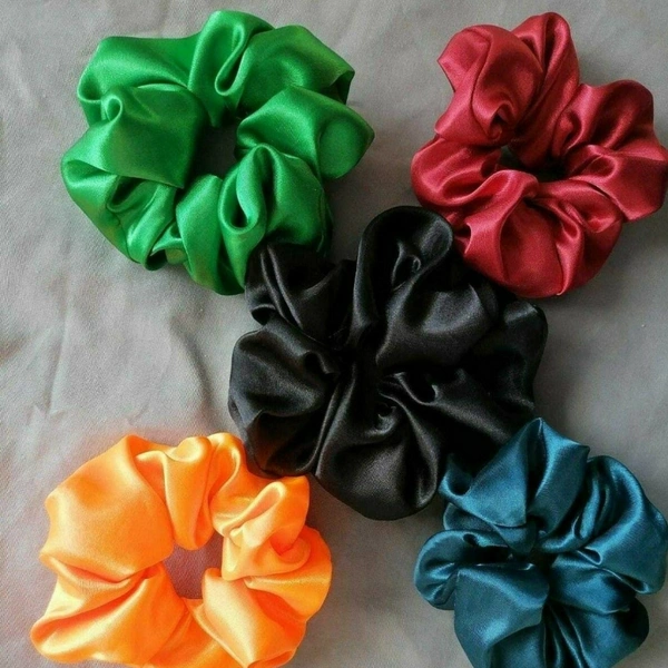 BIG BOX 6 piece Silk Scrunchies Scrunchies Hairbands 