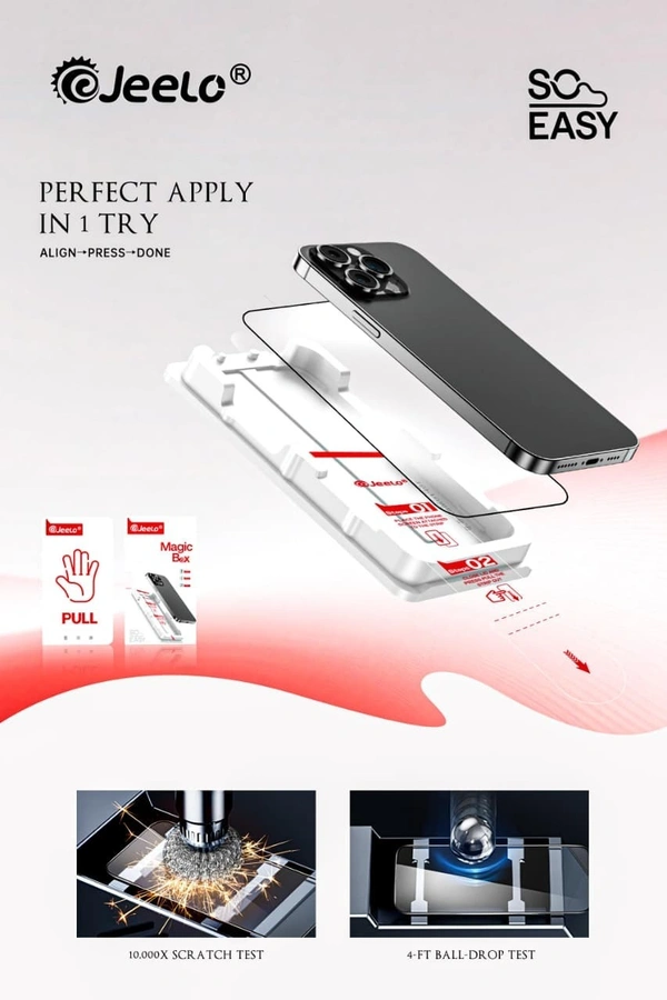 Jeelo Easy Apply Screen Glass