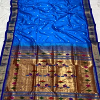Pure Silk Double Pallu Paithani - Available in 24 colours