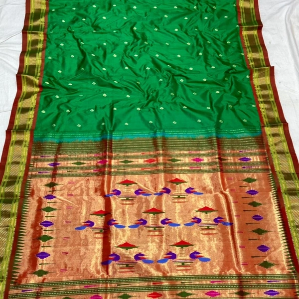 Pure Silk Double Pallu Paithani