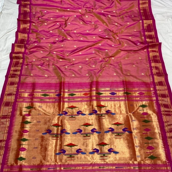 Pure Silk Double Pallu Paithani