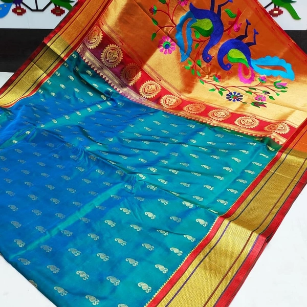 Fancy Peacock Pallu