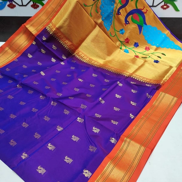 Fancy Peacock Pallu