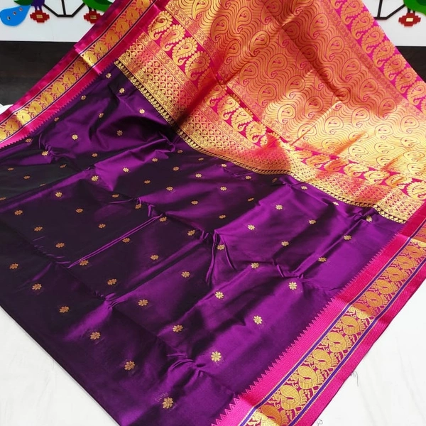 Semi Silk Kadiyal Paithani