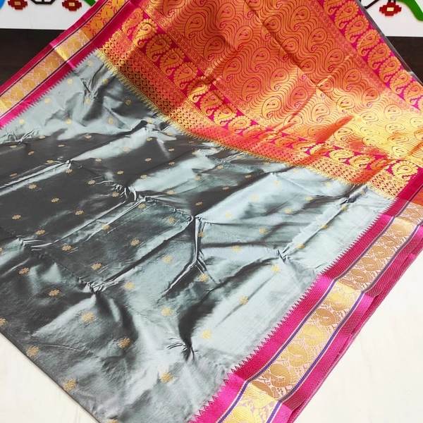 Semi Silk Kadiyal Paithani