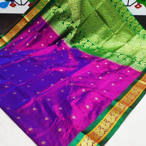 Semi Silk Kadiyal Paithani