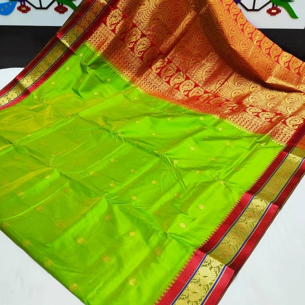 Semi Silk Kadiyal Paithani