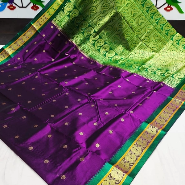 Semi Silk Kadiyal Paithani