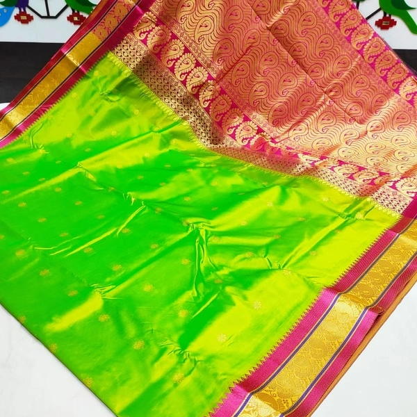 Semi Silk Kadiyal Paithani