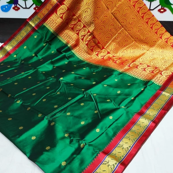 Semi Silk Kadiyal Paithani