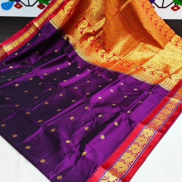 Semi Silk Kadiyal Paithani
