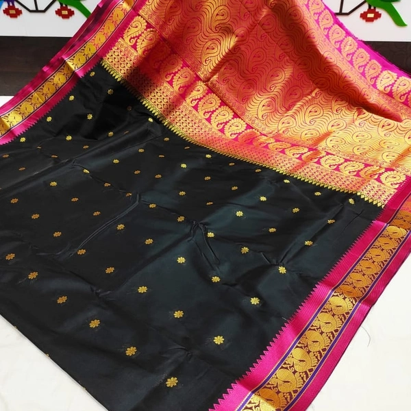 Semi Silk Kadiyal Paithani