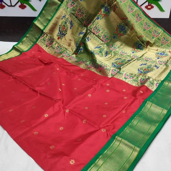 Pure Silk Kadiyal Paithani