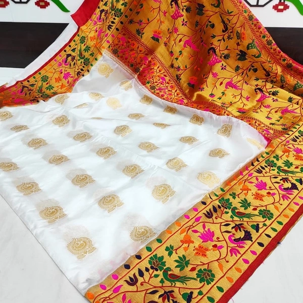 Semi Silk Big Border Paithani