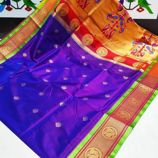 Kadiyal Maharani Paithani With Chakra Design