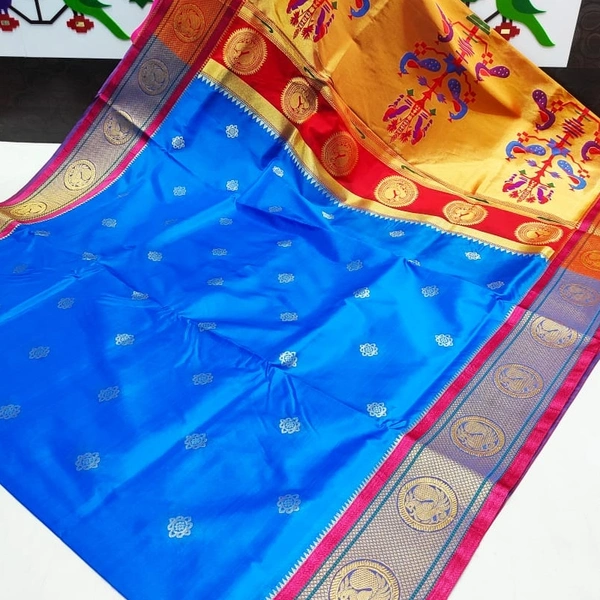 Kadiyal Maharani Paithani With Chakra Design