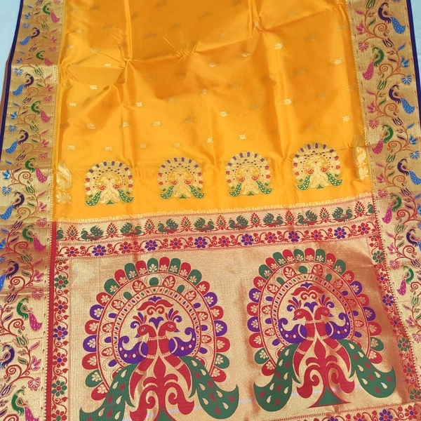 Hamja Peacock Silk