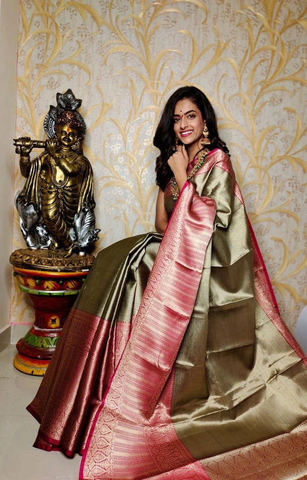 Pure Banarasi Tissue Silk
