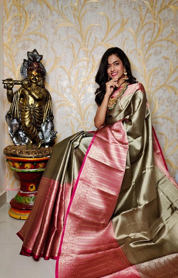 Pure Banarasi Tissue Silk