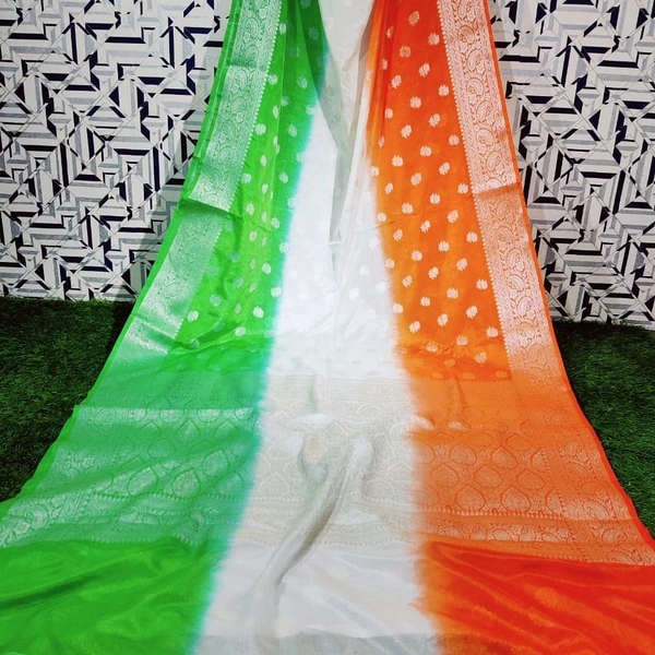 Independence Day Special Banaras Dupion Silk