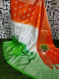 Independence Day Special Banaras Dupion Silk