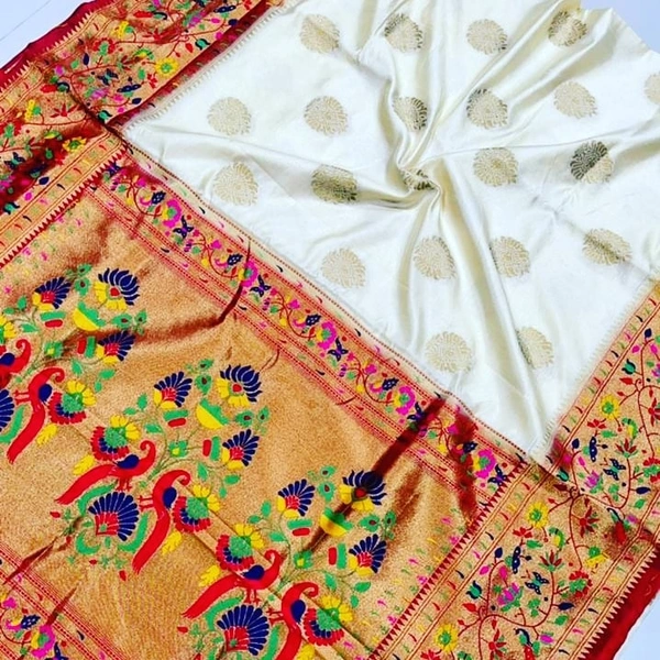 Soft Silk Paithani All Over Butta