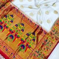 Soft Silk Paithani All Over Butta