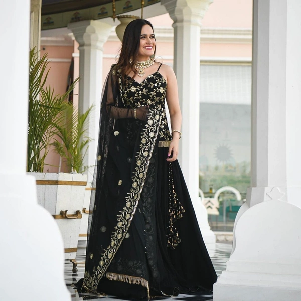  Heavy Georgette With Fully Embroidery Fully Stitched Upto 44size 