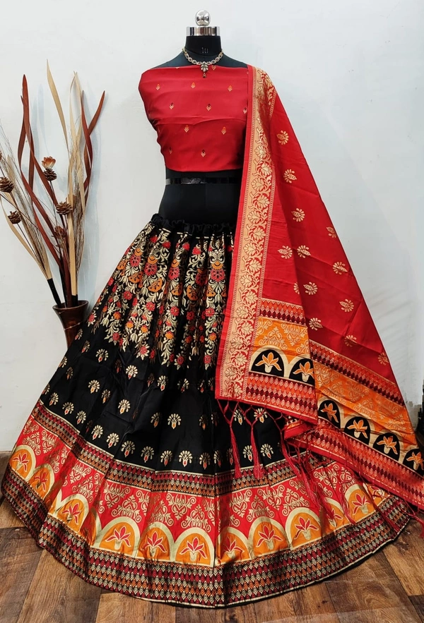 Pure Banarasi Silk Lehenga 