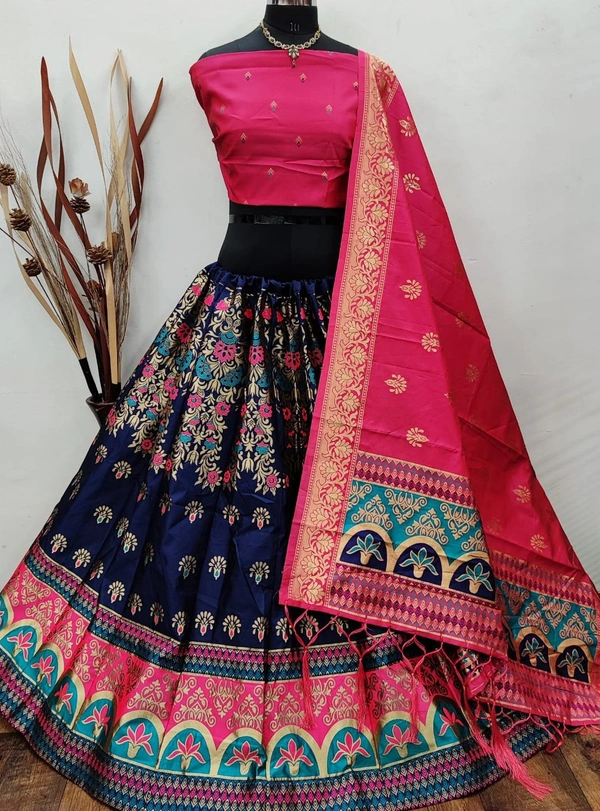 Pure Banarasi Silk Lehenga 