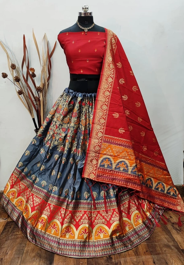 Pure Banarasi Silk Lehenga 