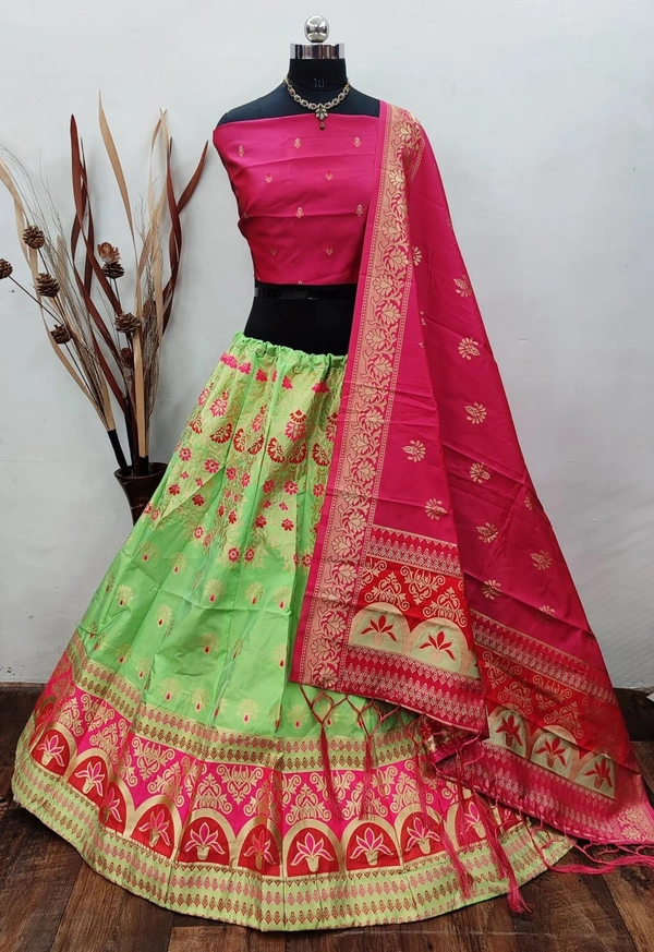Pure Banarasi Silk Lehenga 