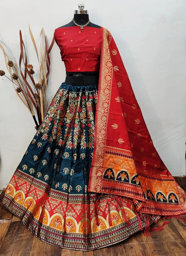 Pure Banarasi Silk Lehenga 