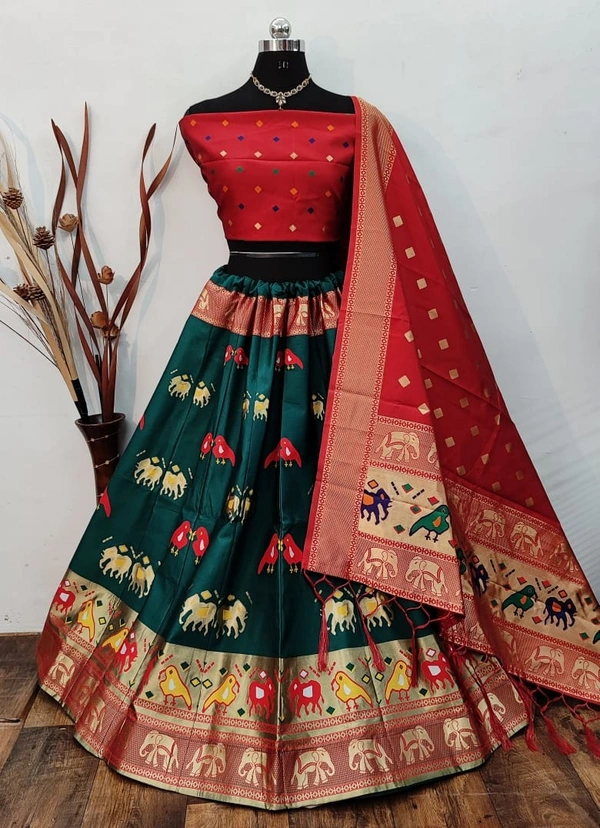 Pure Banarasi Silk Lehenga 