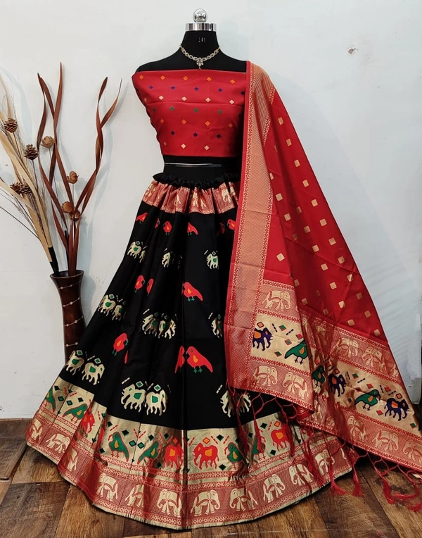 Pure Banarasi Silk Lehenga 