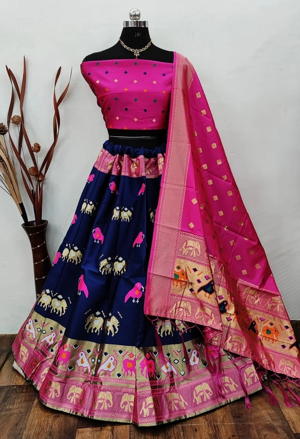 Pure Banarasi Silk Lehenga 