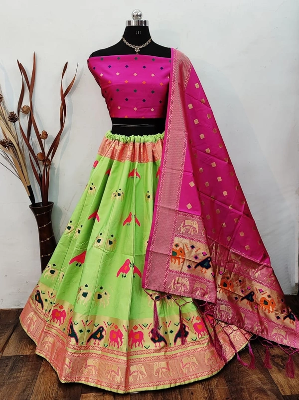 Pure Banarasi Silk Lehenga 