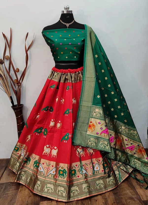 Pure Banarasi Silk Lehenga 
