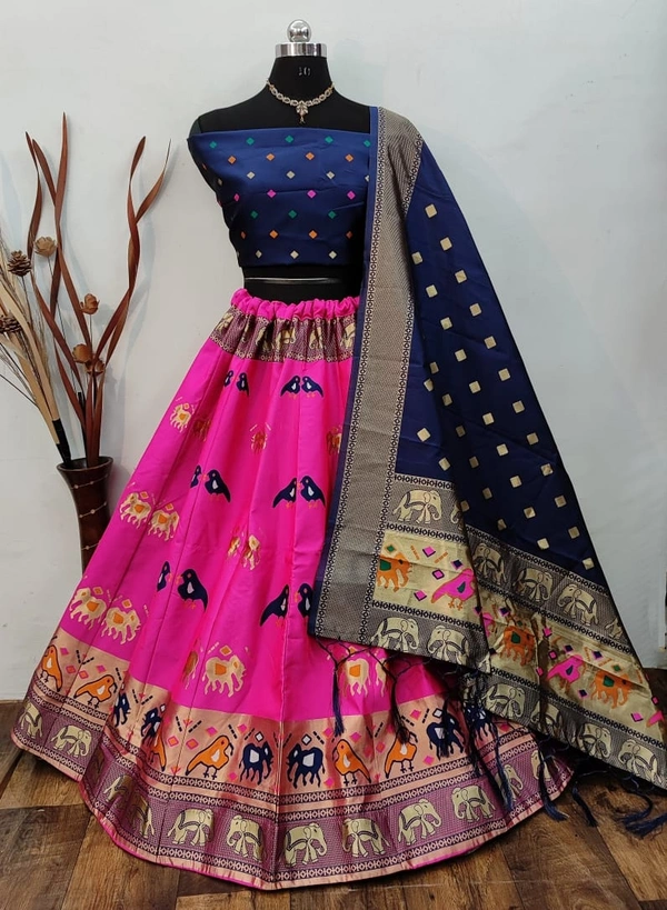 Pure Banarasi Silk Lehenga 