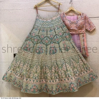 Heavy Malay Silk Semi Stitched Lehenga