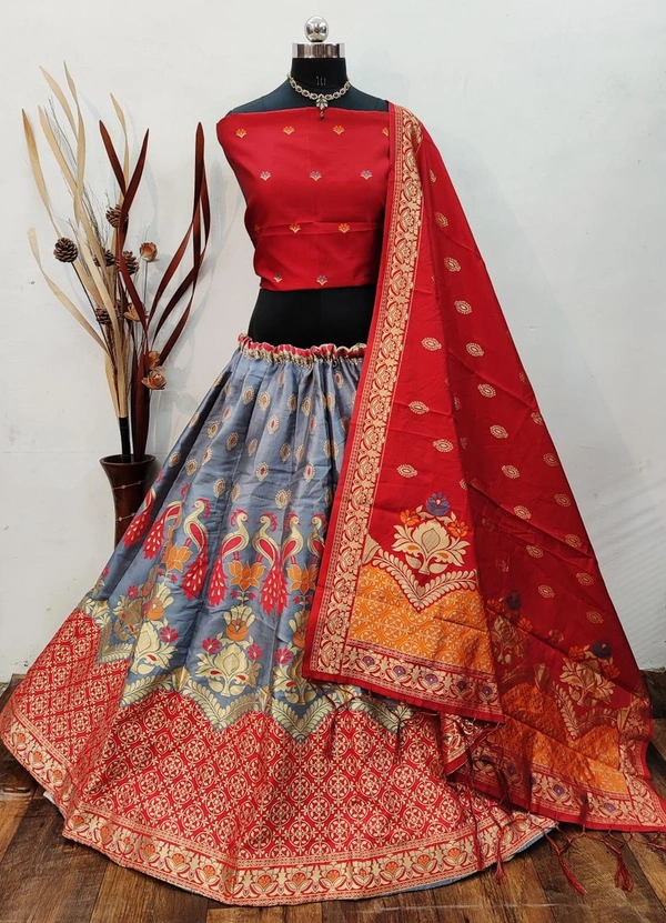 Banarasi Brocade Silk Lehenga 