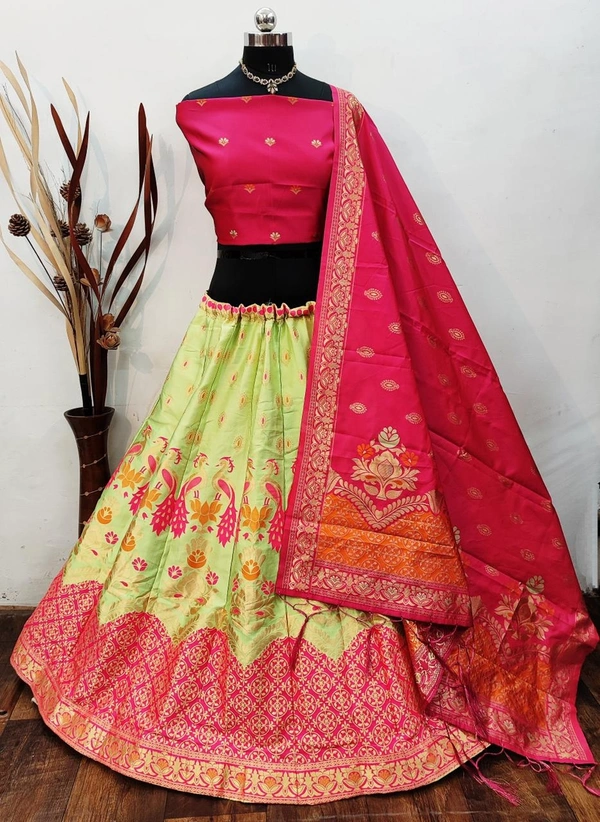 Banarasi Brocade Silk Lehenga 