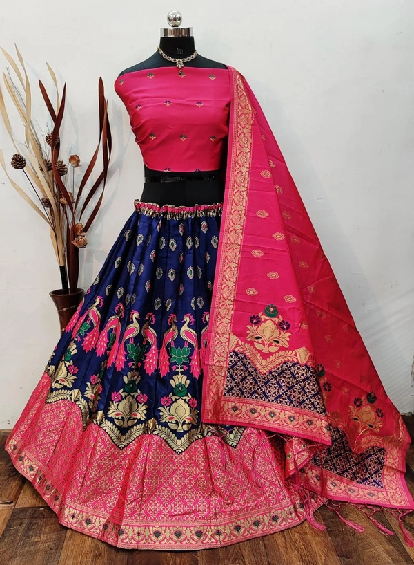 Banarasi Brocade Silk Lehenga 